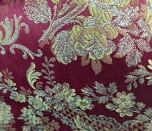 Damasco Imperial Carmesí y Oro